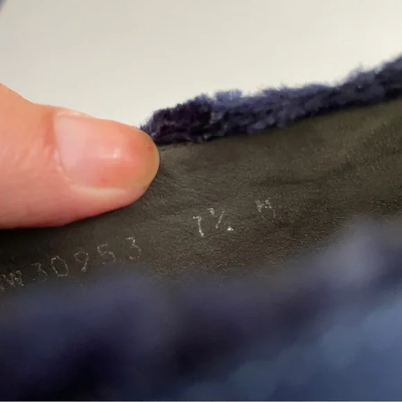 Stuart Weitzman Blue Midnight Satin Flats Loafers - Picture 9 of 10